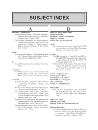 Subject Index 99