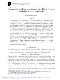 Symplectomorphism Groups and Embeddings of Balls Into Rational Ruled 4-Manifolds