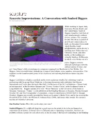 Syncretic Improvisations: a Conversation with Sanford Biggers by Jan Garden Castro