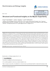 Bioinformatics and Biology Insights Structural and Functional Insights