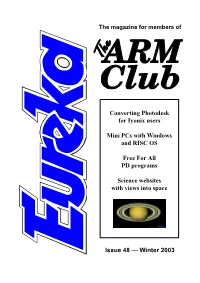 Converting Photodesk for Iyonix Users Mini Pcs with Windows and RISC