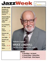 Did You Receive This Copy of Jazzweek As a Pass Along?