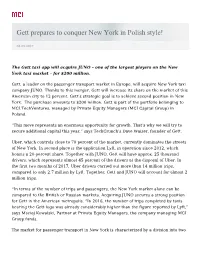 Gett Prepares to Conquer New York in Polish Style!
