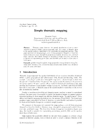 Simple Thematic Mapping