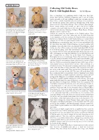 Collecting Old Teddy Bears Part I: Old English Bears by Jill Byron