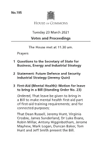 David Rutley.) Question Agreed To