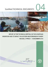 Report of the Technical Meeting on the Lessepsian Migration and Its Impact