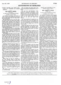 Extensions of Remarks