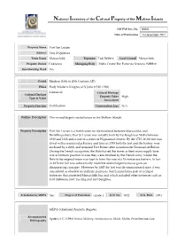 National Inventory of the Cultural Property of the Maltese Islands
