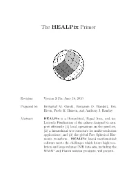 The Healpix Primer