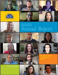 ANNUAL REPORT 2020 Dinner FEBRUARY 13, 2020