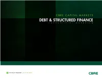 Debt & Structured Finance