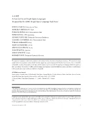 G-CORE a Core for Future Graph Query Languages