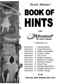Scott Adams' BOOK of HINTS FOR