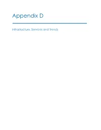 Appendix D Infrastructure, Services and Trends