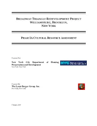 Broadway Triangle Redevelopment Project Williamsburg, Brooklyn, New York