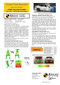 Crash Test Results