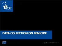 Data Collection on Femicide