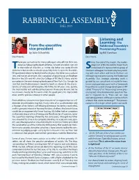 Rabbinical Assembly Retired Rabbis