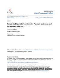 Roman Sculpture in Context: Selected Papers in Ancient Art and Architecture, Volume 6