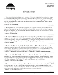 2012 NHBB Set C Round #9