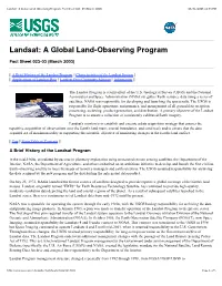 A Global Land-Observing Program, Fact Sheet 023-03 (March 2003) 05/31/2006 12:58 PM