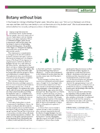 Botany Without Bias