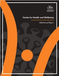Center for Health and Wellbeing