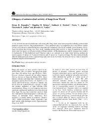 Glimpses of Antimicrobial Activity of Fungi from World