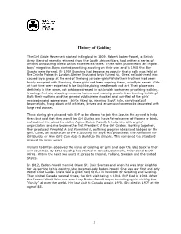 History of Guiding