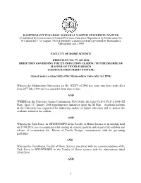 Master of Textile Design (Choice Based Credit System)