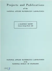 Projects and Publications of the Applied Mathematics