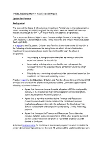 Trinity Academy Parent Update Dec 2018