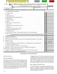 2010 Schedule DI