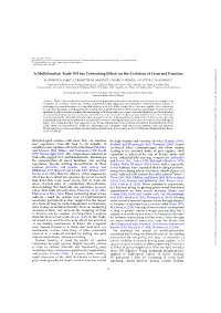 A Multifunction Trade-Off Has Contrasting Effects on the Evolution of Form and Function ∗ KATHERINE A