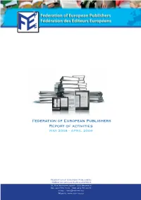 Fep Report of Activities 2008-2009 3