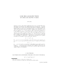 "Rank Zero Quadratic Twists of Modular Elliptic Curves" by Ken