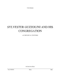 Sylvester Guzzolini and His Congregation