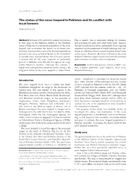 The Status of the Snow Leopard in Pakistan and Its Conflict with Local