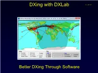 Dxing with Dxlab V5 2017-04