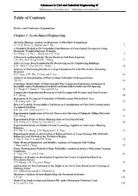 Table of Contents