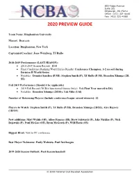 2020 Preview Guide