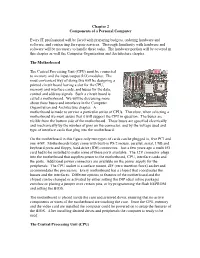 Chapter 2 Components of a Personal Computer