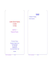 Computer Networks Cs 45201 Cs 55201