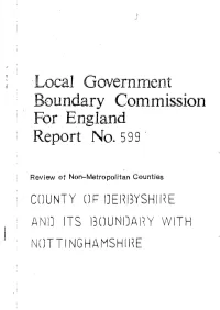 COUNTY of JEHYSH AN] I~S BOUNDARY WTH NOT" NGHAMSHHE LOCAL Govehhlfeht