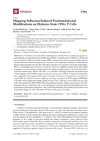 Mapping Influenza-Induced Posttranslational Modifications On