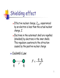 Shielding Effect