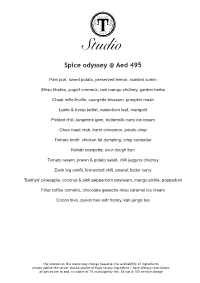 Studio Menu.Cdr
