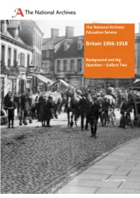 Britain 1906-1918