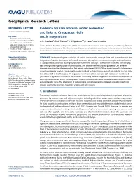 Evidence for Slab Material Under Greenland and Links to Cretaceous